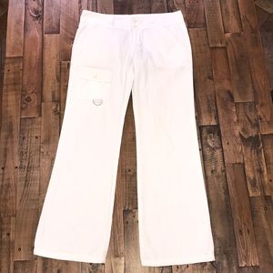 White summer pants
